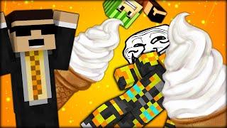 GHOST LIKES WHITE CREAM ON HIS FACE AND TO GET TROLLED HARD (Minecraft Food Parkour #5)