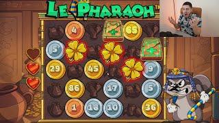 Купил БОНУС ALL IN ПОЙМАЛ 3 ЗОЛОТЫХ КЛЕВЕРА в LE PHARAON