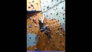 Indoor Double Dyno R5 Rockface