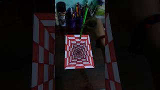 3d drawing | 3d illusion  #3dart #trending