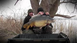 Karpfenangeln - cam on bank - Eisige Ostern in Frankreich 2013 (Brocke)