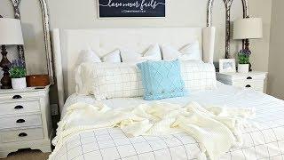 Master Bedroom Makeover  Summer Room Refresh in One Day Famitile