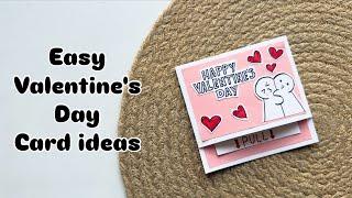 Easy and Beautiful Card for Valentine's Day/Valentine's Day Card Ideas @ArtCraftByTulsi