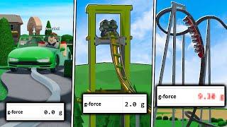 Theme Park Tycoon 2 but Every Ride has a RANDOM G-Force!