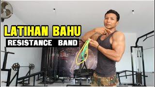 Latihan otot bahu ( SHOULDER EXERCISE ) dengan resistance band / Otan GJ