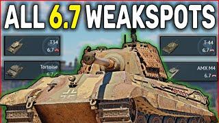 How to Defeat all of the 6.7 Tanks in War Thunder (Weak spot Guide)