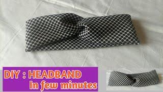 HOW TO MAKE A COMFORTABLE HEAD BAND