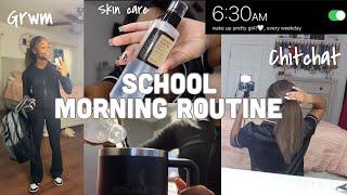REALISTIC SCHOOL MORNING ROUTINE GRWM | Jada Symone