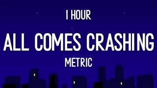 Metric - All Comes Crashing (1 Hour)