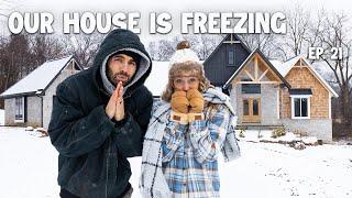 Building Our House in the Winter | Building A House Ep. 21