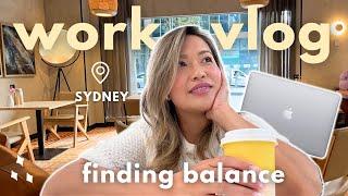 days in the life 9-5 corporate in SYDNEY | work trips, office outfits & finding work-life balance