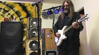 Jerry Garcia's Wall of Sound speaker cabinet with Mik Bondy of The Garcia Project