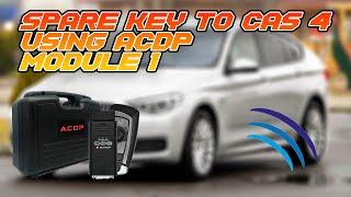 Programming a Spare Key to a CAS 4 on a 2015 BMW 5 Series | ACDP Module 1 CAS 1-4+