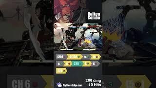 Simple Baiken 6H CH combo #ggst #ggst_ba #baiken #guiltygear #strive #combos #fgc #fightinggames