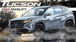 New Hyundai Tucson 2023 Facelift - FIRST LOOK in Renderings at Tucson 2024 Model Year Restyle