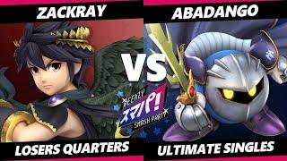 Sumapa 82 Top 8 - Zackray (Pit, Dark Pit) Vs. Abadango (Meta Knight) SSBU Ultimate Tournament