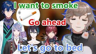 ［Eng Sub］Leos wants to smoke, and Kanae wants to go to bed right away ［Nijisanji/Lauren/Collab］