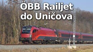 Vláčkaři jsou u toho | 1216.240 a ÖBB railjet do Uničova! (10. a 11. 2. 2025)