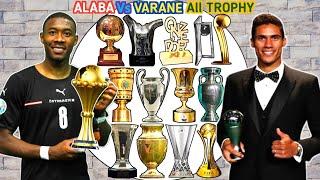 David Alaba Vs Raphaël Varane All Trophy and Awards • TF FOOTBALL • La Liga,Premier League,UEFA,Etc