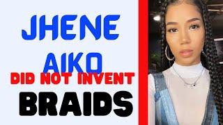 Large Knotless Jhene Aiko braids On type 4 hair