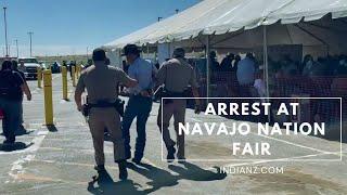 Arrest at Navajo Nation Housing Fair