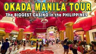 OKADA MANILA Hotel and Casino Walking Tour | The Biggest CASINO in the Philippines |