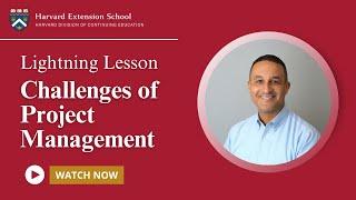 Lightning Lesson: Challenges of Project Management