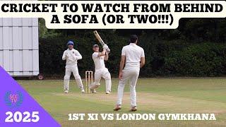 CRICKET TO WATCH FROM BEHIND A SOFA (OR TWO!!). Sanderstead vs League Toppers, London Gymkhana
