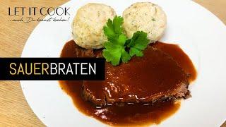 Sauerbraten mit Semmelknödel (fast wie aus dem Rheinland)