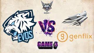 PLAYOFFS | EVOS LEGENDS VS GENFLIX AEROWOLF | GAME 3 !!!