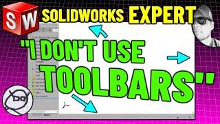 Super FAST SolidWorks modeling!  An expert knows the shortcuts!