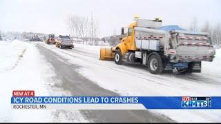 Icy roads over the weekend lead to all-hands situation for Minnesota Department of Transportation