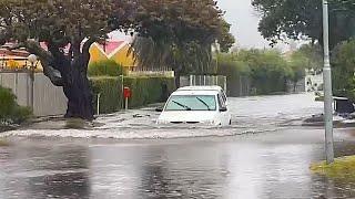 Extreme weather conditions in Cape Town, South Africa