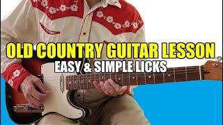 Old Country Guitar Lesson - w/TABS