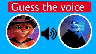 Can You Guess the Puss in Boots Characters from their Voices? Fun Challenge Game!