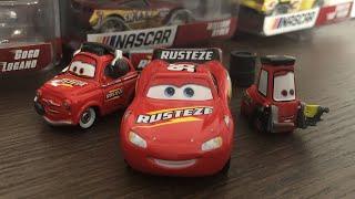 Disney Cars NASCAR Lightning McQueen & Pit-Crew Luigi & Guido Review