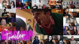 All of Us Are Dead - Trailer Reaction Mashup  *Shocking - Netflix Zombie Series