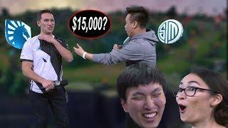 Steve vs Reginald Trash Talk and Betting | Doublelift's Revenge and Trash Talk to TSM