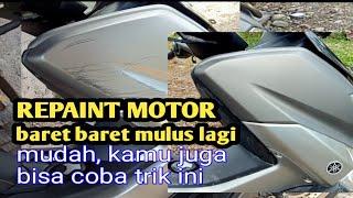 repair dan repaint/ cat ulang motor nMax baret baret bekas jatuh #nmax