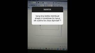 Kenapa objek tidak bisa dipindahkan di coreldraw, ini sebabnya.! #radendesain #shorts #coreldraw