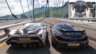 McLaren P1 - Forza Horizon 5 | Goliath Race Thrustmaster TX Gameplay