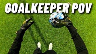 Goalkeeper POV in EXTREME REACTION Training - HEAD CAM GOALKEEPING