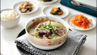 갈비탕 만들기 참 쉬워요(Short rib soup,꼬마츄츄)