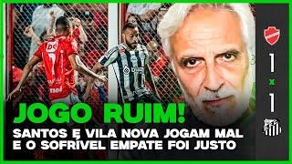 PÓS-JOGO: MESMO COM IGUALDADE O SANTOS MANTÉM A PRIMEIRA COLOCAÇÃO DA SÉRIE B DEPOIS DE 16 RODADAS