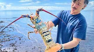 Catching GIANT CRAYFISH By Hand - Catch & Cook