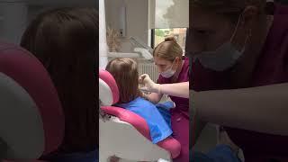 Установка аппарата для исправления прикуса #внчс
