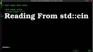 C++ Reading Data From std::cin