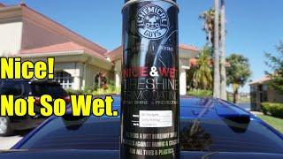 Chemical Guys Nice and Wet Tire Shine Trim Coating Review. 2020