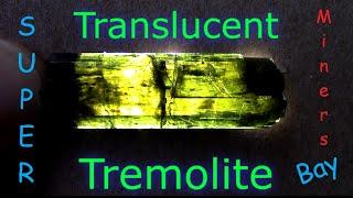 Beautiful translucent Tremolite Crystal found while out Rock Hounding at Miners Bay Ontario