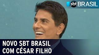 Novo SBT Brasil com estreia de César Filho | SBT Brasil (09/03/24)